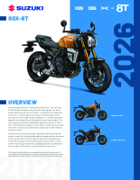 Suzuki GSX-8T - Brochure 2025 